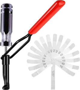 Herramienta de ajuste de pestañas de válvula con medidor de tapador en ángulo, compatible con Honda, Toyo - Imagen 1 de 6