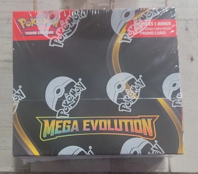 POKEMON MEGA EVOLUTION BOOSTER BOX APRIMORADO NOVO LACRADO 36 Pacotes  - Imagem 1 de 4