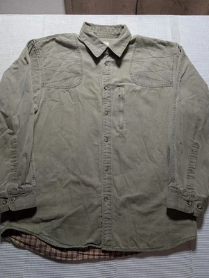 Beretta Franela Forrada Para Hombres XL Marrón Beige Campo Tiro Pájaro Caza Algodón  Foto 1 de 4