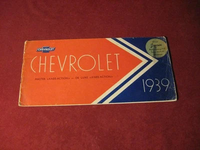 Chevy 1939 folleto de ventas holandés catálogo original antiguo Foto 1 de 4