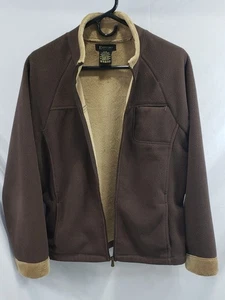 Chaqueta para mujer E-Studio X-Large polar marrón cremallera completa softshell usada - Imagen 1 de 7