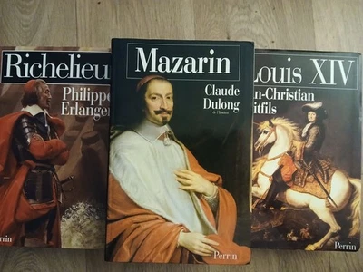 Louis XIV , Richelieu & Mazarin ( lot de 3 biographies) - Photo 1/3