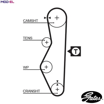 TIMING BELT 5521 FOR LADA VEGA NATASHA/Convertible CEVARO VOLUMES SAMARA/FORMA - Image 1 of 4