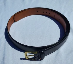 Calvin Klein Black Genuine Leather Belt Men's Size 36 inch / 90cm cK Designer - Picture 1 of 13