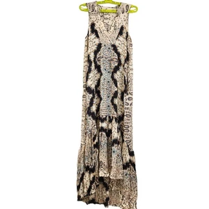 Revolve Gypsy 05 Size Small 97% Silk 3% Span Maxi Dress Flowy Hippie Boho Hi/low - Picture 1 of 11