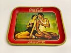 1974 Reproduction of a 1934 Coca Cola Tray Maureen O'Sullivan Johnny Weismuller