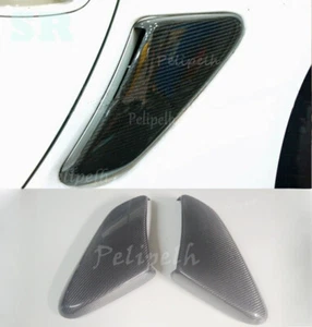 Fits For 2006-2012 Cayman Boxster 987 Carbon Fiber Side Air Intakes Vents Scoops - Picture 1 of 8