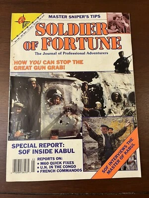 SOLDIER OF FORTUNE MAGAZINE MAY 1989 SOF INTERVIEWS THE MASTER OF KABUL - Image 1 of 4