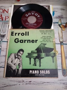 45 Errol Garner Piano Solos With Rhythm Accompaniment - Pic Sleeve 4 Songs Vg/W - Picture 1 of 6