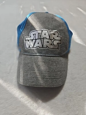 Gorra de béisbol Disney para niños Star Wars azul claro y gris ajustable talla única Foto 1 de 4