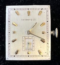 Antique Tiffany Co. & Movado watch Movement 585 & Face WORKING Parts and repair