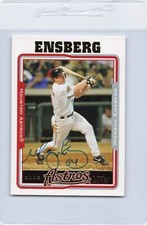 2005 Topps #540 Morgan Ensberg Astros Signed Auto *J2652
