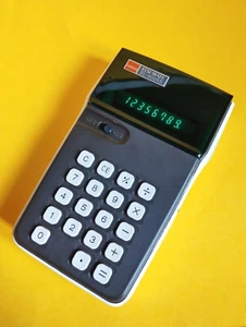 Calculadora Sharp EL-8005S Vintage Old School Verde LED Años 1970 - Imagen 1 de 7