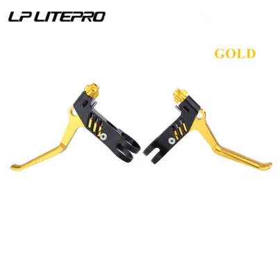 Palanca de freno CNC LITEPRO para bicicleta de montaña plegable BMX palanca de freno ligera en V Foto 1 de 4