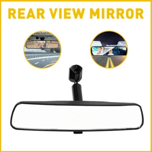 Universal View Rear Flat Stick-on Mirror Interior View High-definition mirror 8" - Picture 1 of 9
