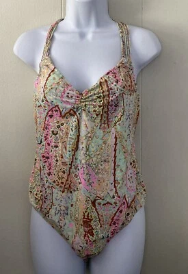 Купальник цельный Victoria's Secret Zadar Macrame пастельный пейсли размер большой *ЧИТАЙТЕ - Изображение 1 из 4