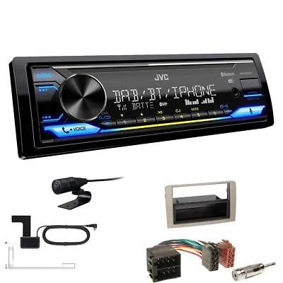 JVC KD-X472DBT Autoradio Bluetooth DAB+ für Lancia Musa 2004-2012 anthrazit - Bild 1 von 4