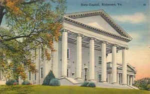 Postcard Virginia State Capitol Richmond Unposted - Picture 1 of 2