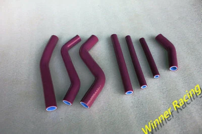 Manguera de radiador de silicona para Yamaha YZ 250 YZ250 1993-1995;WR250Z 1994-1997 púrpura Foto 1 de 4