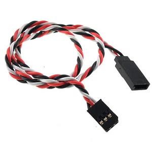 2 x servo extension Futaba 150 mm fils fil tordu Royaume-Uni - Photo 1 sur 1