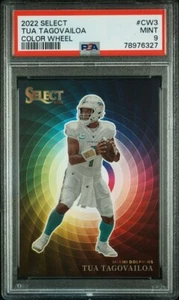 2022 SELECT TUA TAGOVAILOA RUEDA COLOR PSA 9 COMO NUEVA *ESTUCHE EXITOSO* - Imagen 1 de 2