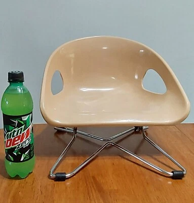 Silla plegable cosco Mid Century moderna años 60 rara MUESTRA VENDEDOR Era Espacial Foto 1 de 4