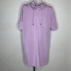Cable And Gauge Sport Lavender Hooded Tunic Dress Women’s Size XL