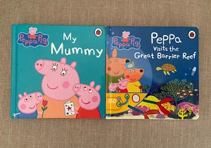 Peppa Pig Two Book Lot Good Condition Hard Cover Free Postage Penguin - Picture 1 of 2