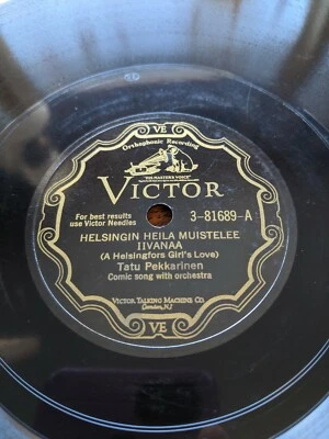 78 Finnish Victor 81689 Tatu Pekkarinen Helsingin Heila / Renkipojan Reisupolkka - Image 1 of 4