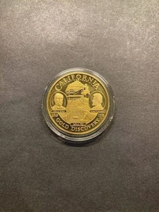 1998 CALIFORNIA SESQUICENTENNIAL GOLD DISCOVERY SILVER COIN #170 ON RIM - Picture 1 of 7