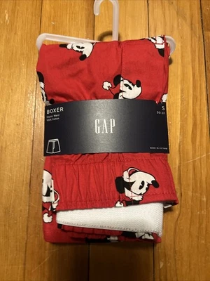 GAP мужской маленький 30/31 красный Микки Маус боксер шорты ~ новый с Ярлыками УДИВИТЕЛЬНЫЙ ❣️🤙 - Изображение 1 из 4