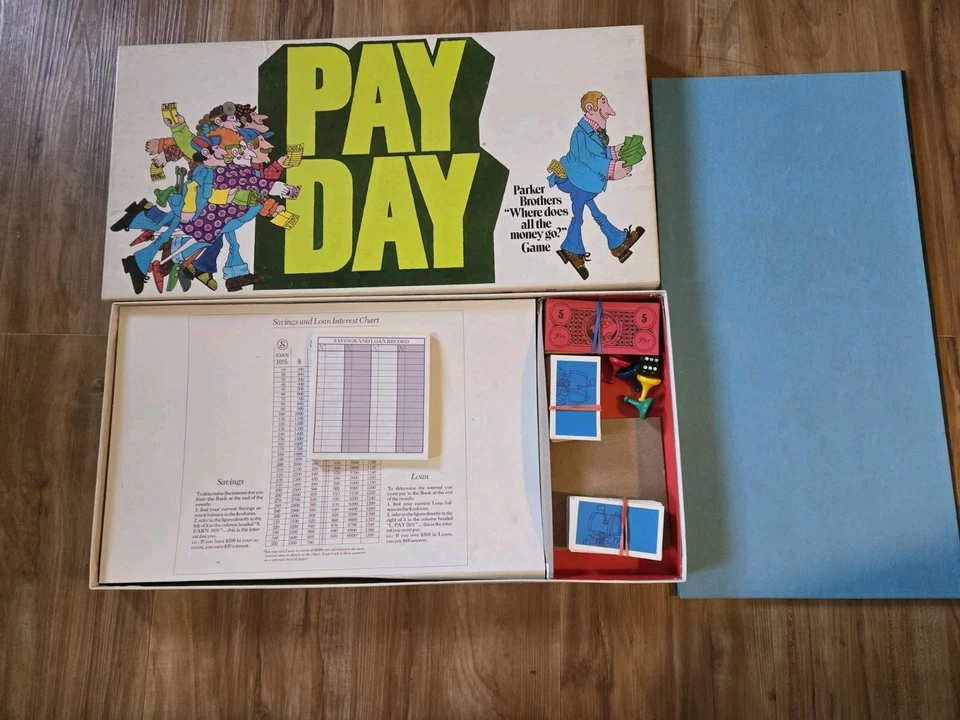 1975 Payday Game by Parker Brothers Complete Great Condition - Image 1 of 4