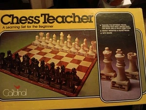 1979 CARDINAL CHESS TEACHER BEGINNER SET LEARNING GAME, COMPLETE - Picture 1 of 7