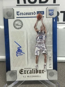 2015-16 Panini Excalibur Treasured Ink /299 T.J TJ McConnell Auto RC Autograph - Picture 1 of 2