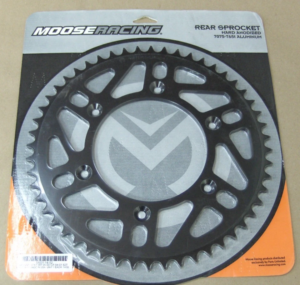 1984-2006 MOOSE ГОНКИ АЛЮМИНИЕВАЯ ЗАДНЯЯ ЗВЕЗДОЧКА HONDA XR125 CRF125 # M601-14-52 - Изображение 1 из 1