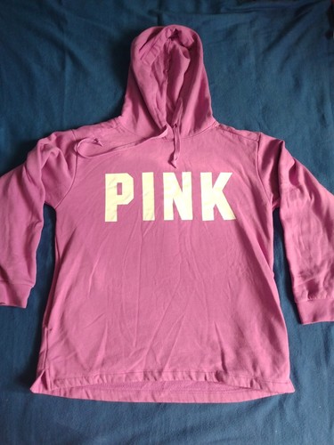 UNDERCOVER Felpa con cappuccio pullover ROSA Victorias Secret Donna MEDIA grafica