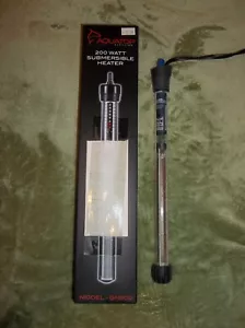 AQUATOP GH200 -200 Watt Submersible Glass Aquarium Heater-New in Box - Picture 1 of 4
