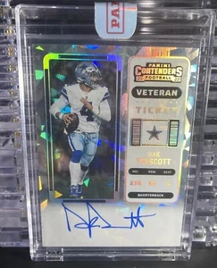 2022 Contenders Veteran Ticket Auto #CTA-DPR Cracked Ice Dak Prescott - Picture 1 of 2