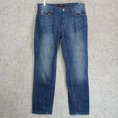 Pantalones de mezclilla Banana Republic para mujer 28/6 azul lavado ácido calce regular novio Foto 1 de 4