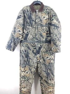 Duxbak Insulated Hunting Coveralls Mens 2X-Large Regular Mossy Oak Vintage - Picture 1 of 9
