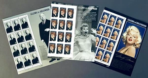 SoCo Stamps US Legends of Hollywood Plate Blocks Lucy, Marilyn, Hitchcock MNH - Picture 1 of 5