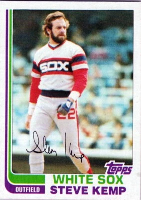 1982 Topps Traded #54T Steve Kemp Chicago White Sox - Image 1 of 2