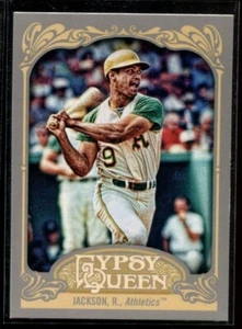 REGGIE JACKSON 2012 Topps Gypsy Queen SP Short Print VARIATION Athletics #294b - Picture 1 of 2