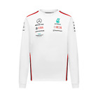 Mercedes AMG Petronas F1 Long Sleeve Team T-Shirt White 2023