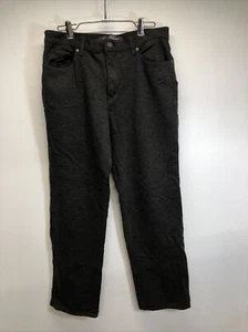 Gloria Vanderbilt Mid Rise Slim Ponte Gray Stretch Pants Sz 10 Soft Button - Picture 1 of 6