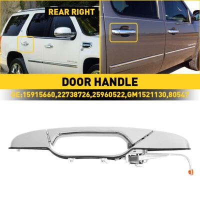 Rear Right Exterior Panel Handle Side Door For 2007-2013 Chevrolet Avalanche - Image 1 of 4