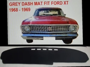 BLACK DASH MAT, DASHMAT, DASHBOARD COVER FIT FORD FALCON  XT 1968 - Bild 1 von 4