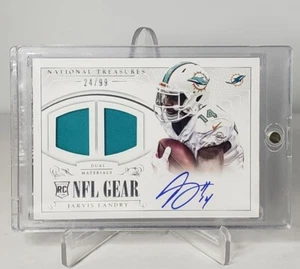 2014 National Treasures Jarvis Landry Rookie Patch Auto /99 - Miami Dolphins - Picture 1 of 2