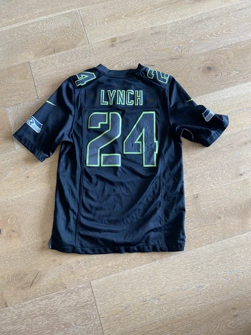 NFL-NIKE ON FIELD JERSEY- #24 Marshawn Lynch- Seattle -MENS SMALL - STITCHED-NEW Cover