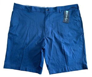 Walter Hagen Performance 11 Men's Golf Shorts Navy 10" Inseam Big & Tall 46 NWT - Picture 1 of 10